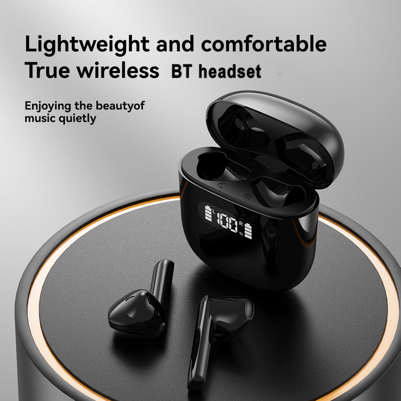 Wireless Bluetooth 5.3 Earbuds with LED Display | Waterproof & Noise Cancelling