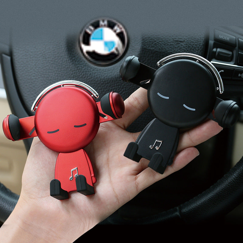 Cartoon Gravity Car Phone Holder | 360° Rotating Anti-Scratch Stand