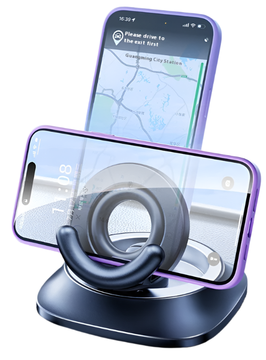 Strong Magnetic Car Phone Holder with Ultra Vacuum Suction Cup