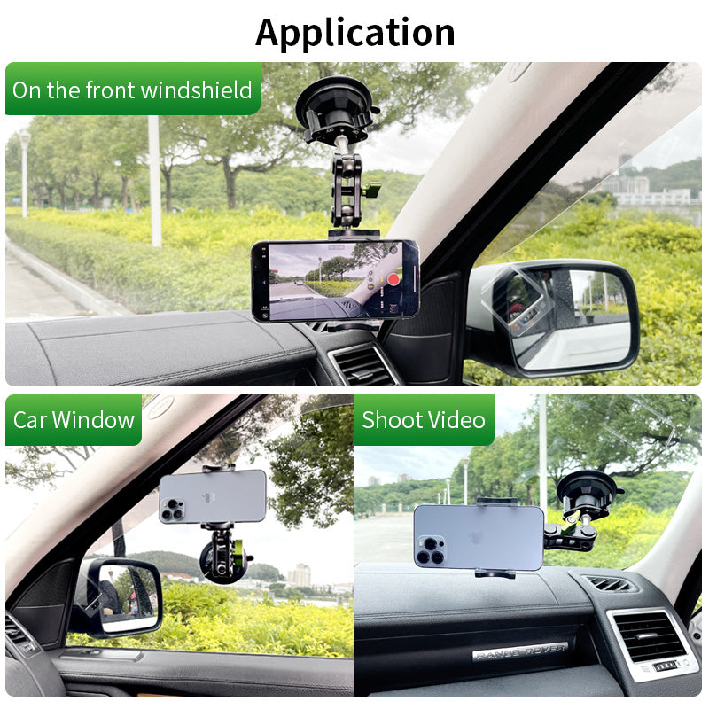 360° Car Phone Mount - Universal Suction Cup Holder